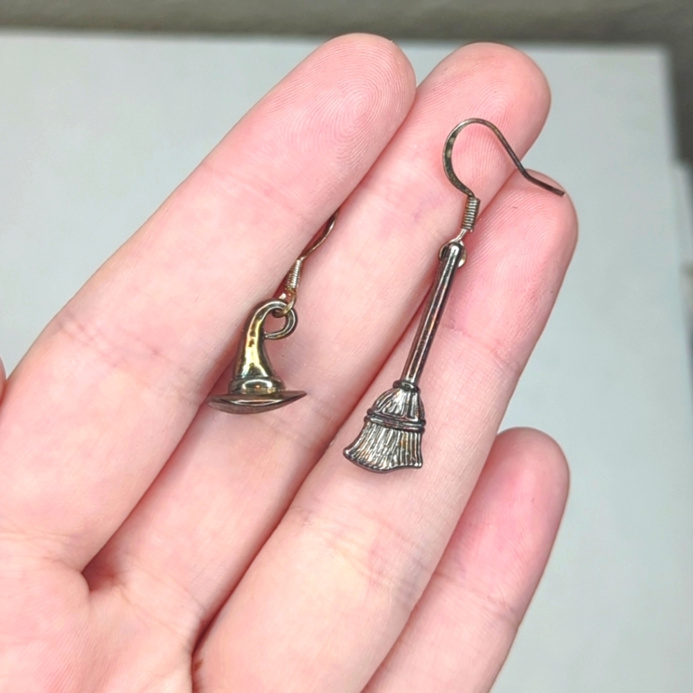 Mismatched Witch Earrings